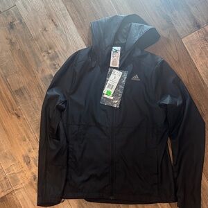 Adidas Women’s Black Windbreaker Jacket